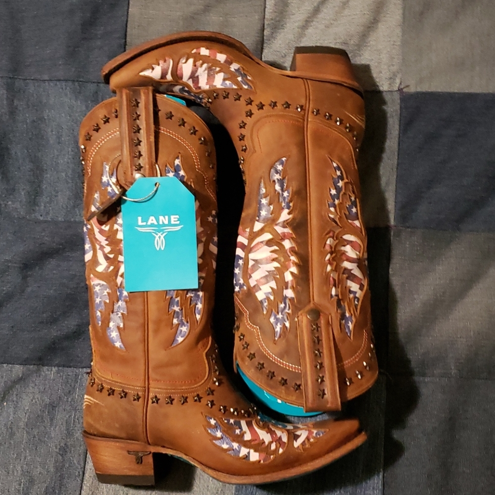 Ladies Lane "Old Glory" cowboy boots
